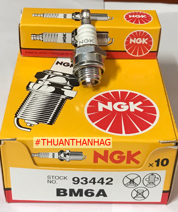 [Ảnh thật] Bugi NGK máy 2 thì Xăng pha Nhớt