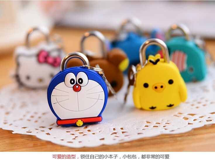 Ổ Khóa Hình Thú Mini Siêu Dễ Thương