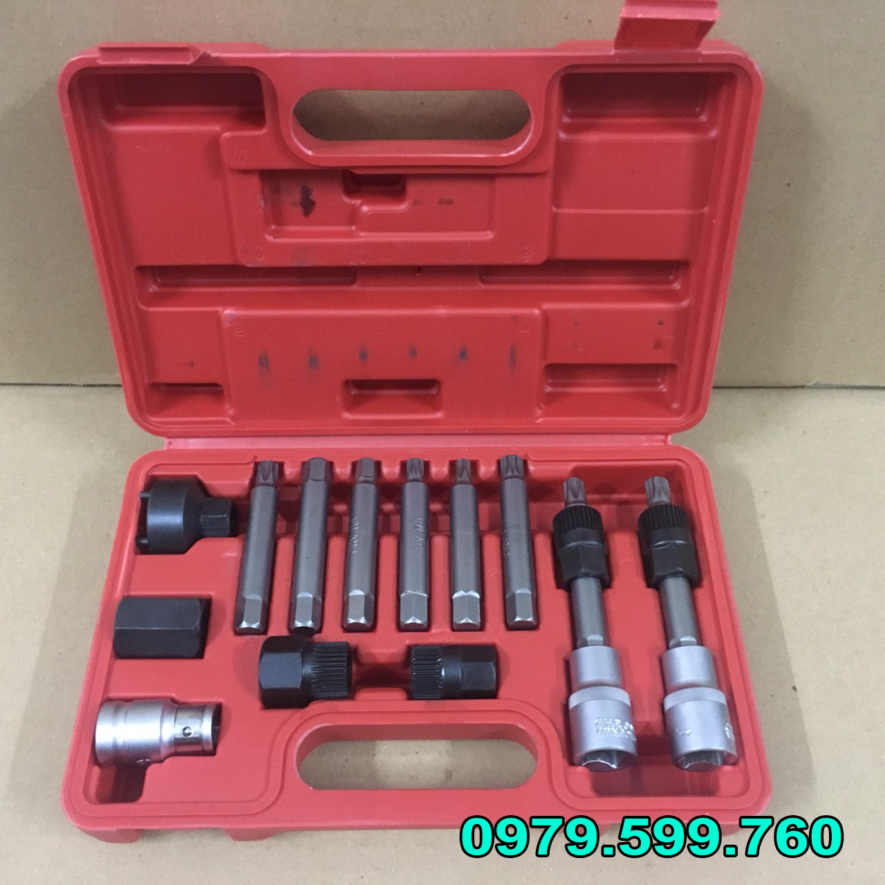 Bộ tháo puly máy phát 13 chi tiết VT-1305