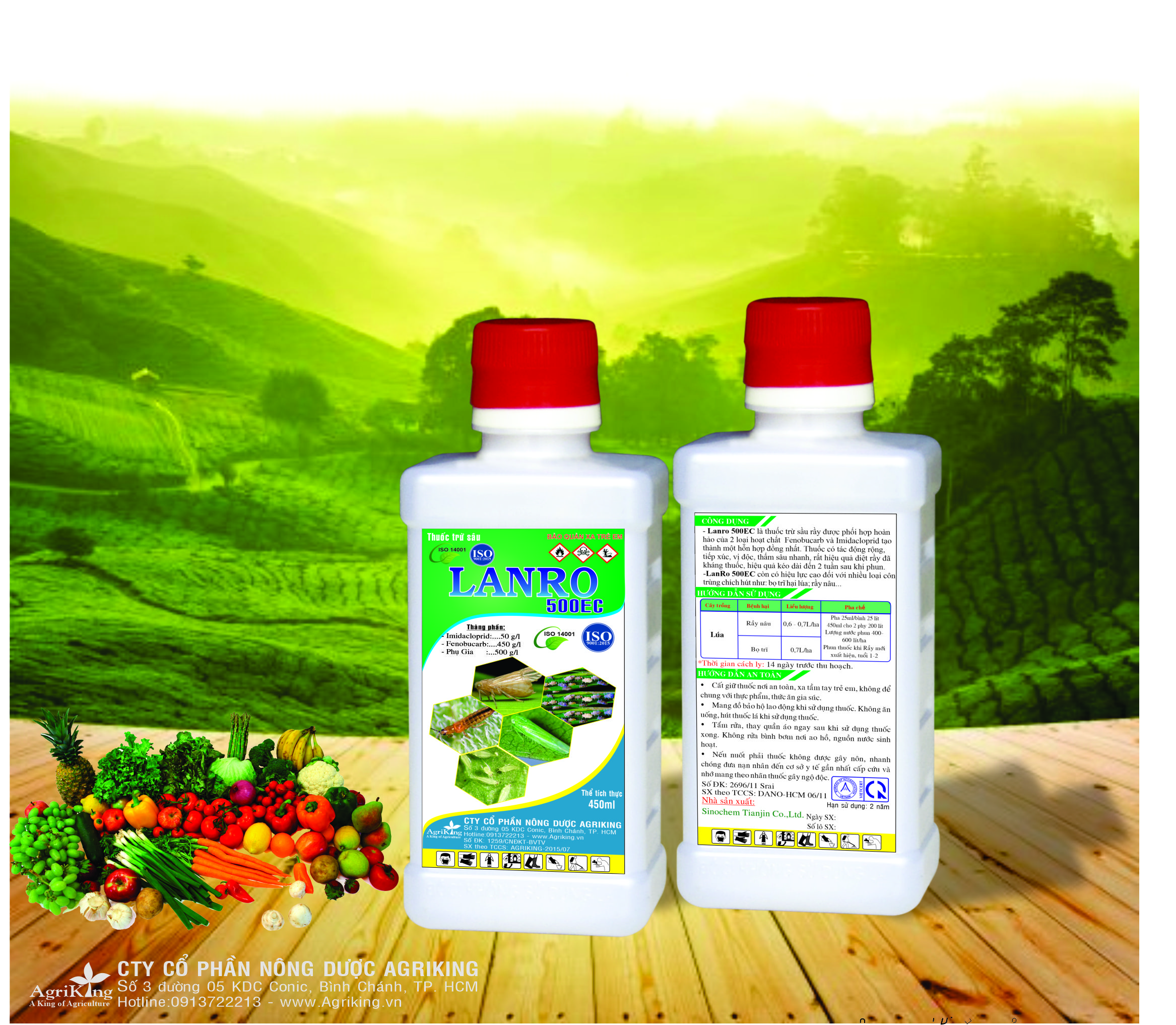 Thuốc Trừ Sâu LanRo 500EC chai 240ml