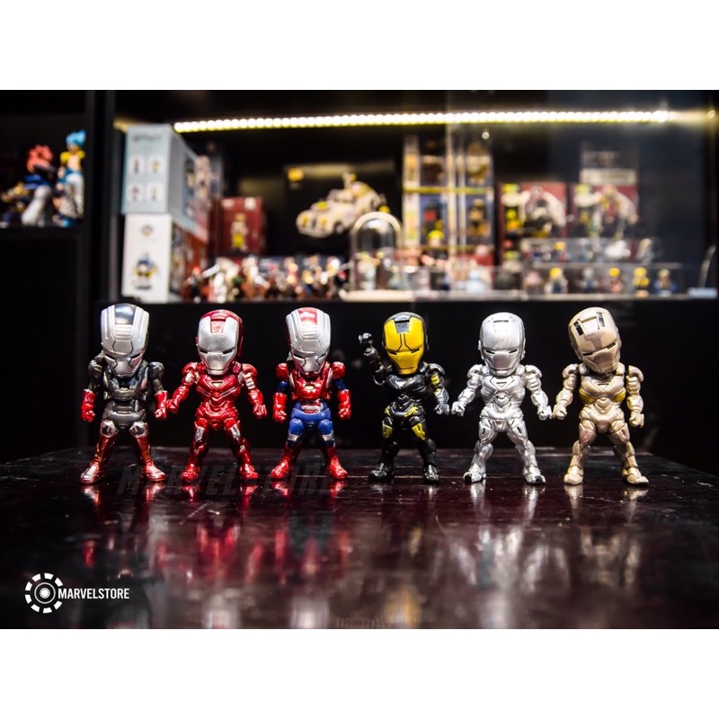 Mô hình set Iron man 6 giáp người sắt Marvel