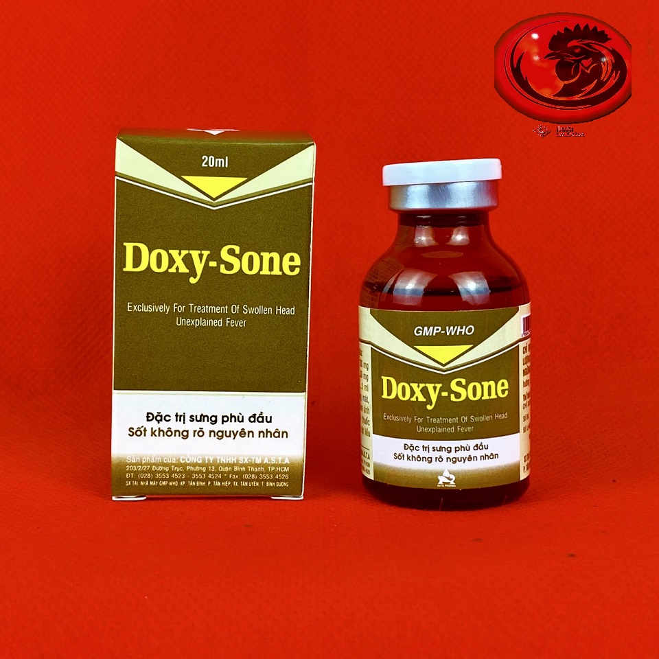 DOXY - SONE 20ml  sưng phù đầu, sốt dành cho gà đá