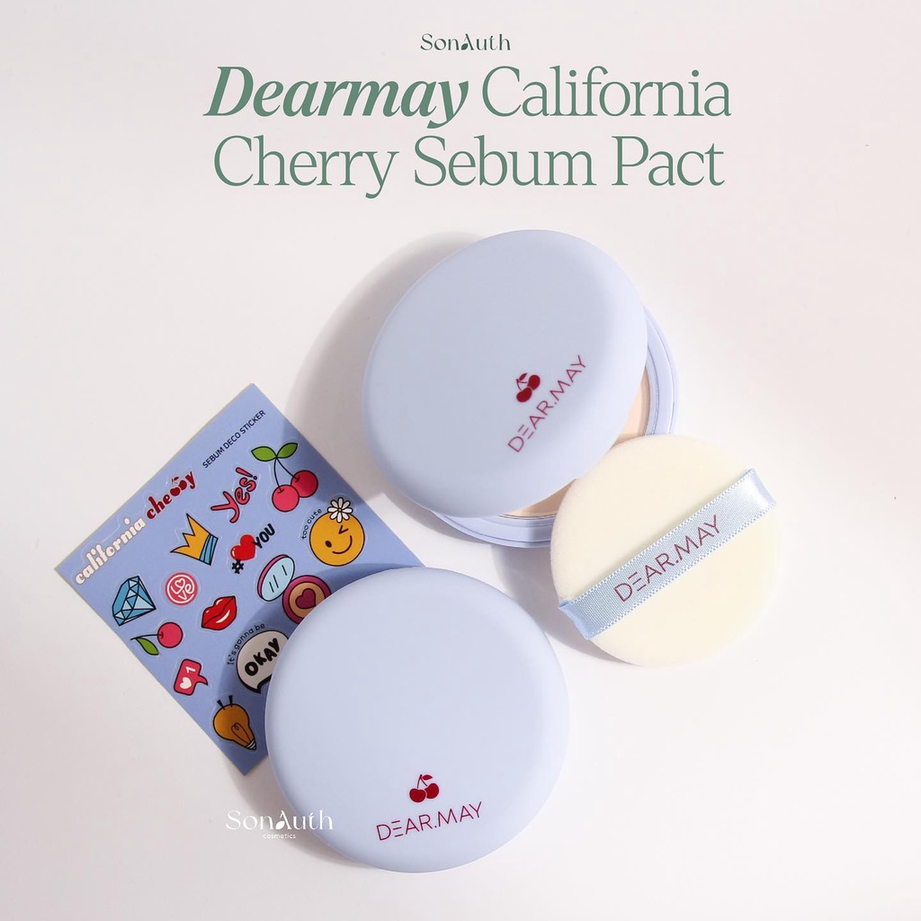 Phấn phủ Dearmay California Cherry Sebum Pact 12g