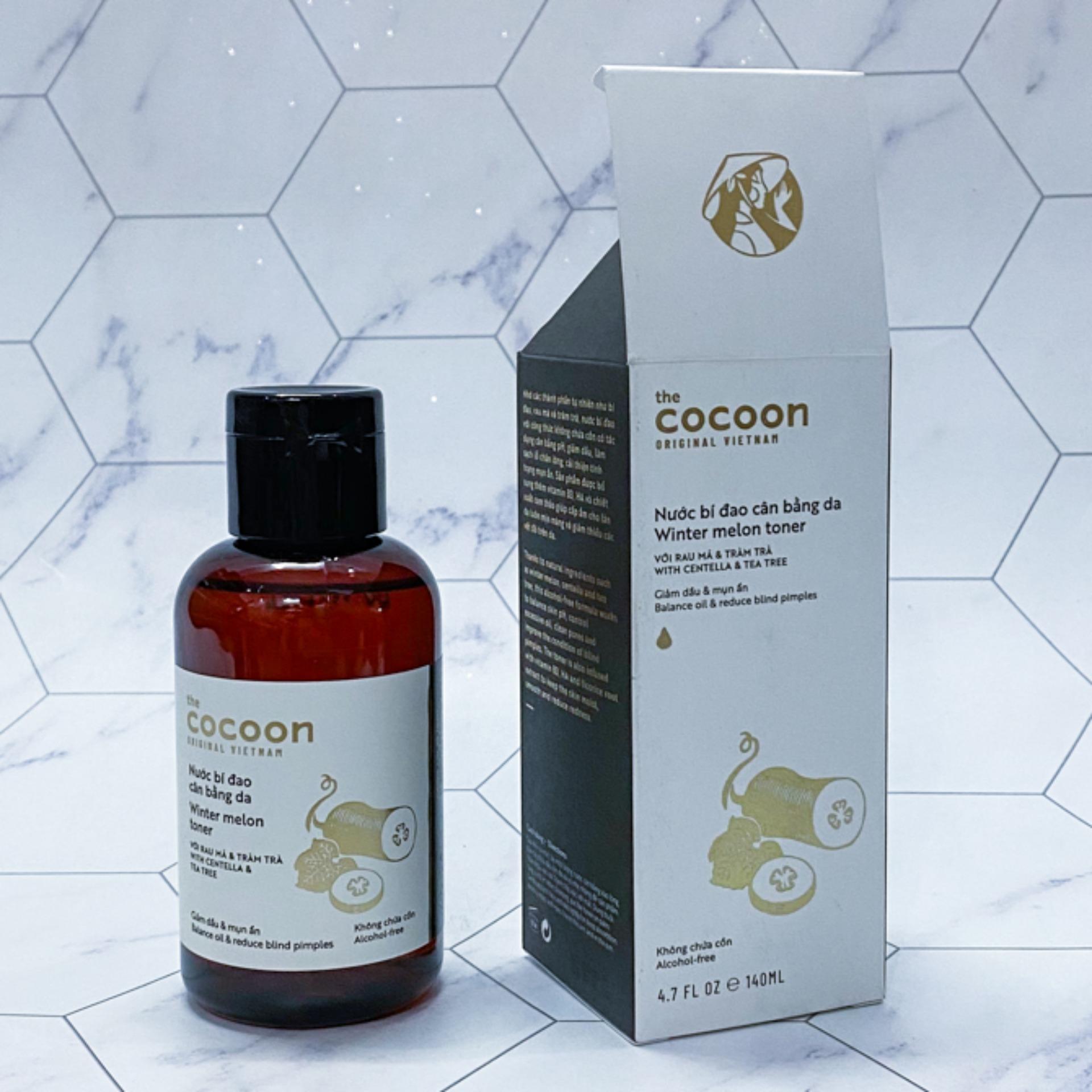 Nước bí đao cân bằng da Cocoon 140ml (Winter melon toner)