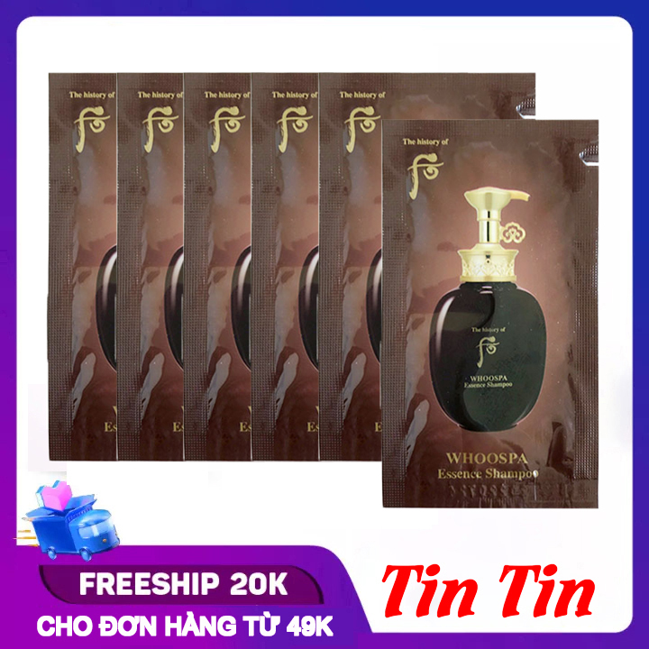 Combo 10 Gói Dầu Xả Whoo Spa Essence Rinse 8ml x 10