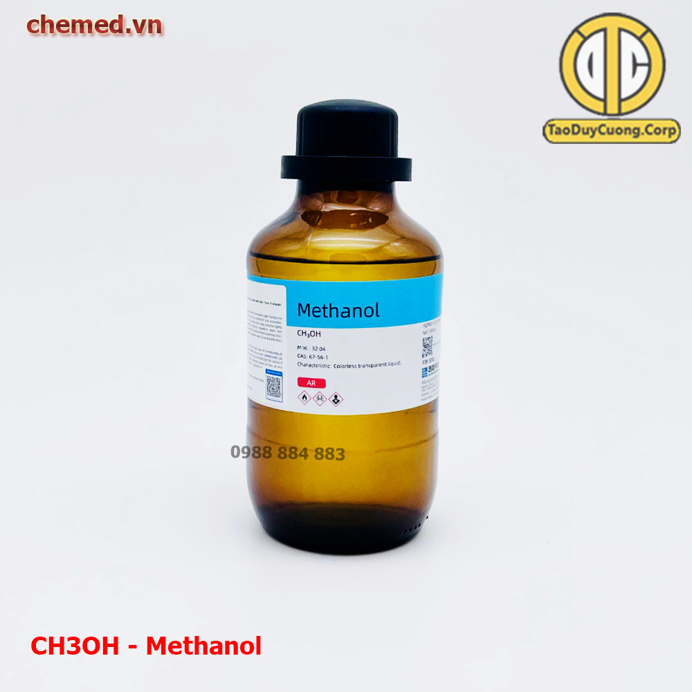 Hóa chất CH3OH - Methanol 500ml dùng trong y tế