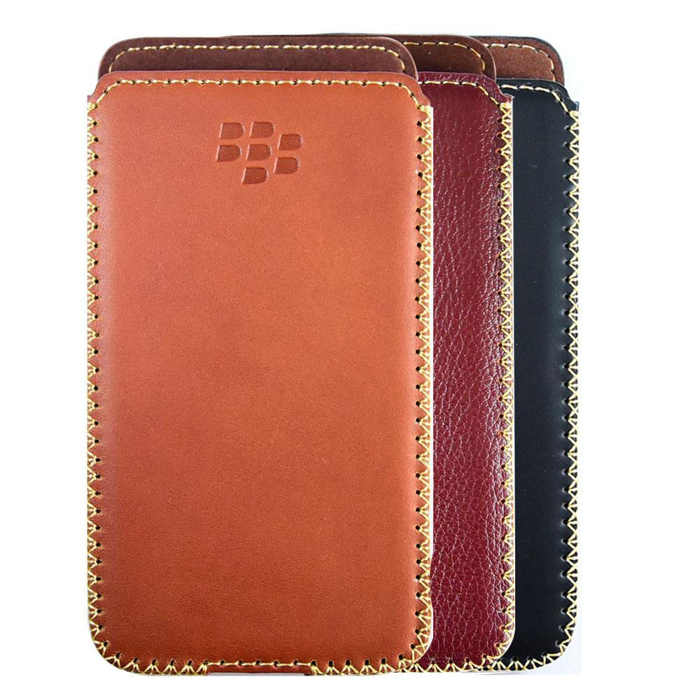 Bao Da Mộc DTR dạng Gập cho BlackBerry Dtek50 (Nâu đất) - Dâu Đen Store
