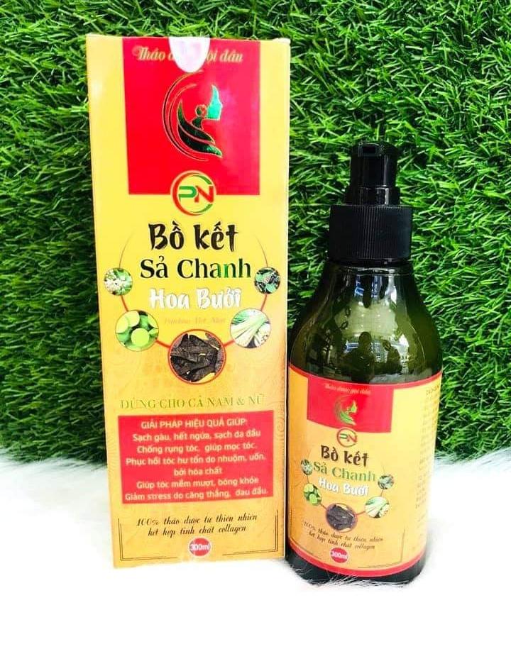 [HCM]dầu gội bồ kết sả chanh hoa bưởi