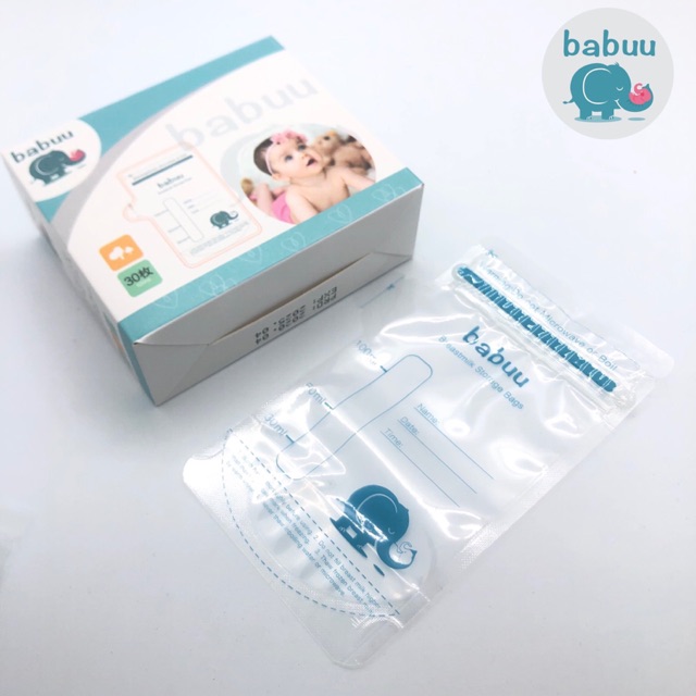 Túi trữ sữa Babuu Baby Nhật bản 100ml