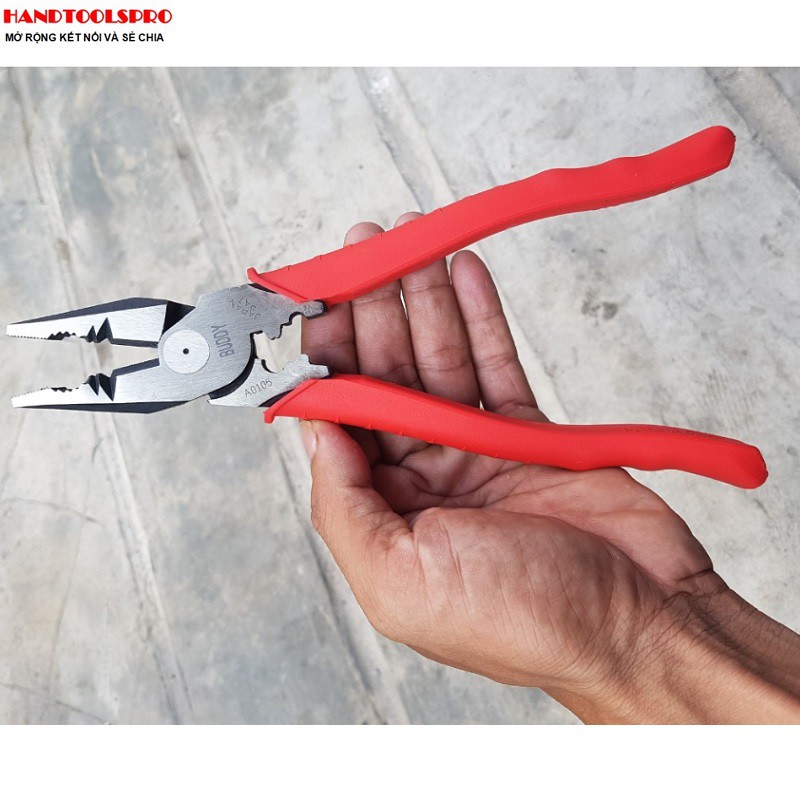 9″ kìm điện cao cấp 3 trong 1 siêu bền buddy a0105