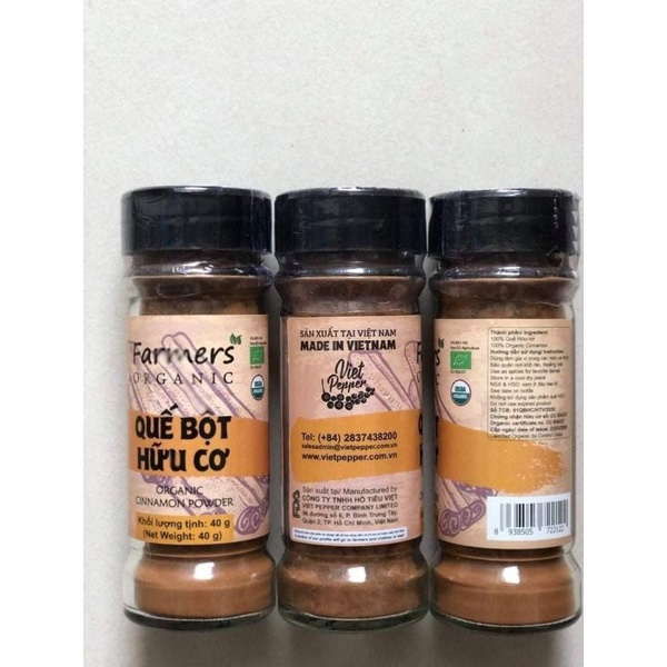 Bột quế hữu cơ Farmer 40g
