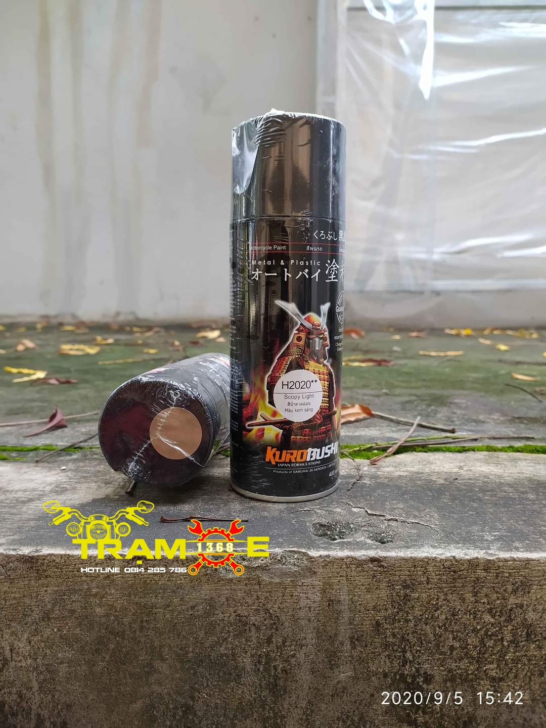 SƠN SAMURAI MÀU ĐỒNG NHẠT, MÀU KEM SÁNG H2020 400ML