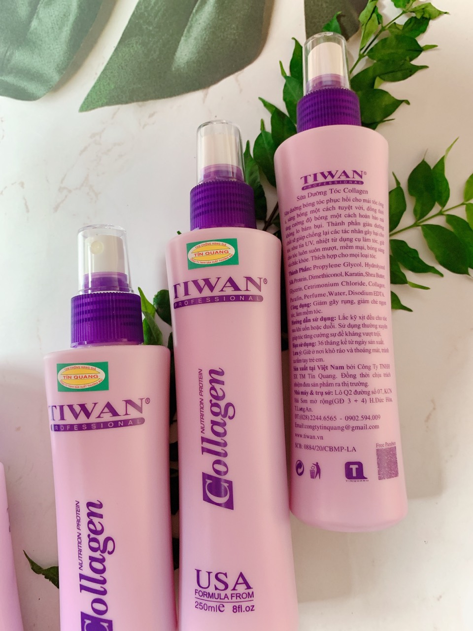 Sữa dưỡng tóc tiwan collagen sp siêu dưỡng 250 ml
