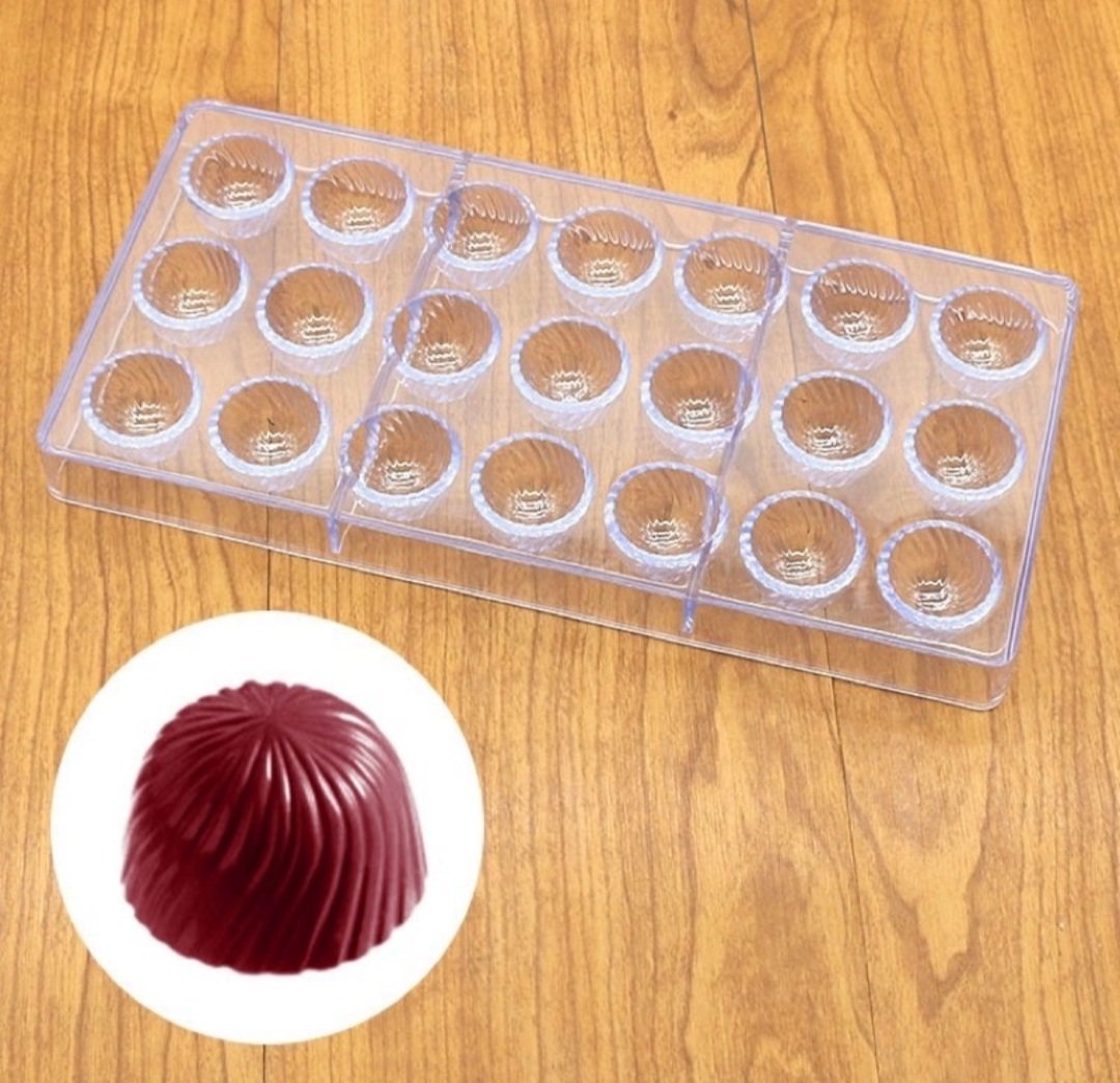 Khuôn Nhựa Socola cứng (21 Viên) 4 mẫu