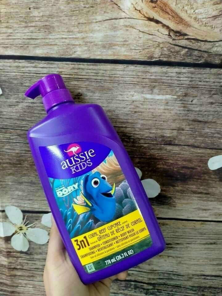 Tắm, gội và xả AUSSIE KIDS