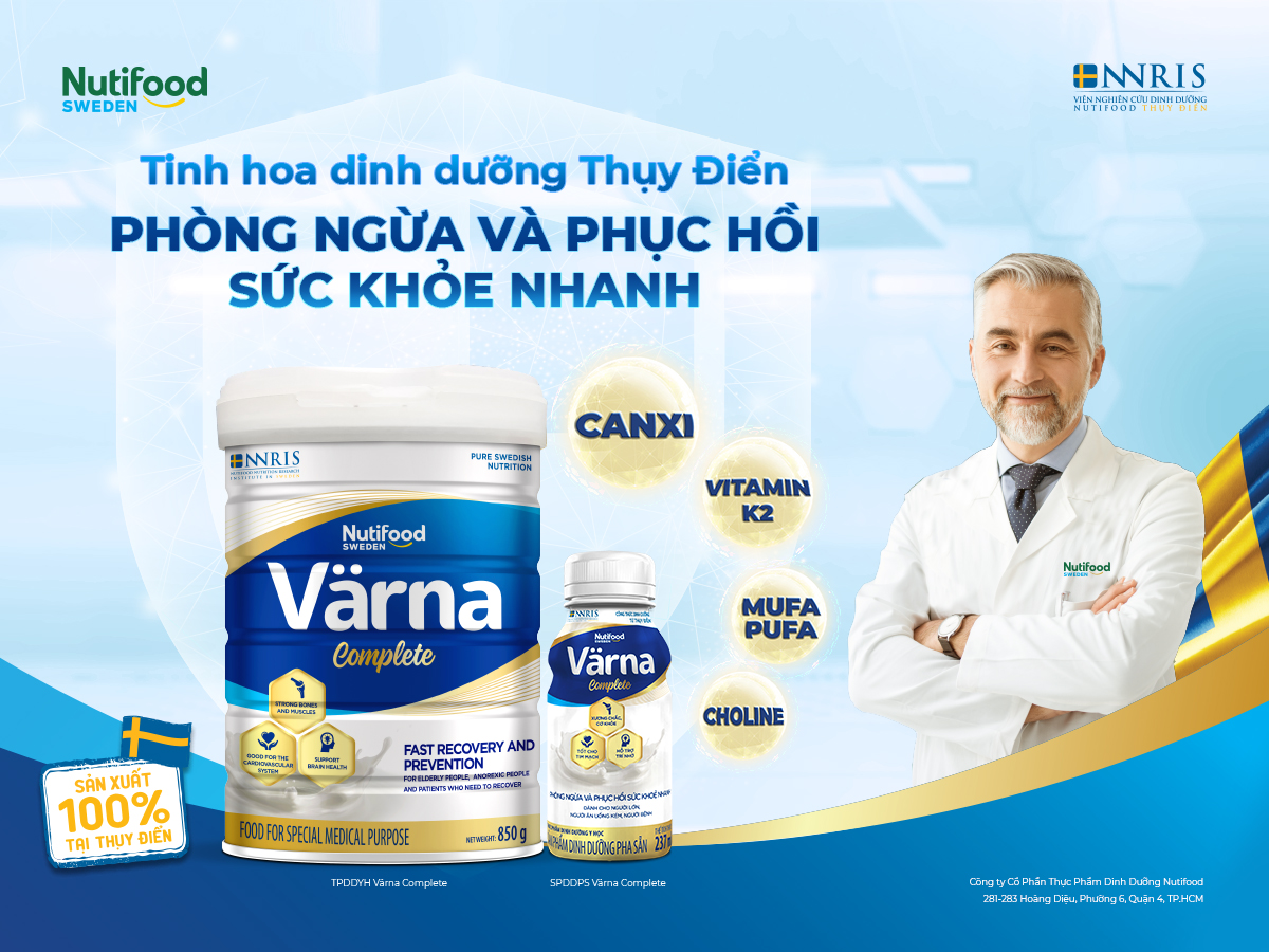 Sữa Bột Värna Complete lon 400g[Ưu đãi vận chuyển]