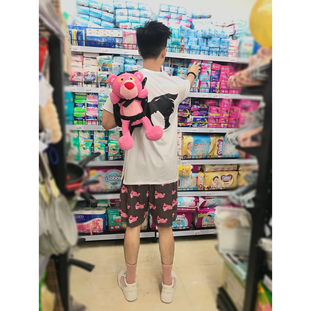 [HCM]Short Báo Hồng Pink Panther