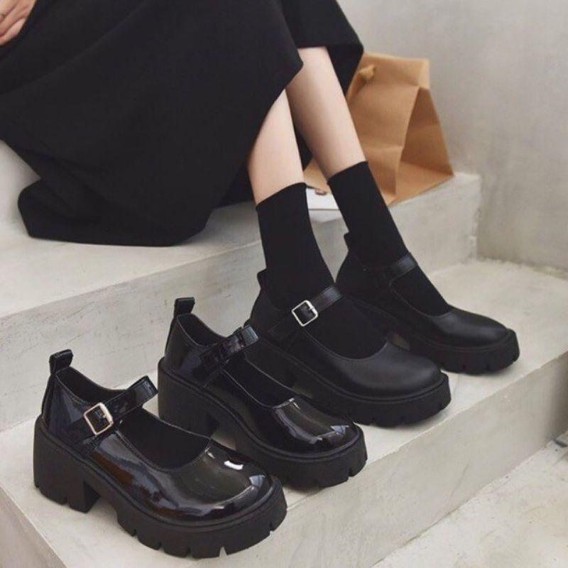 Giày lolita đế cao ulzzang