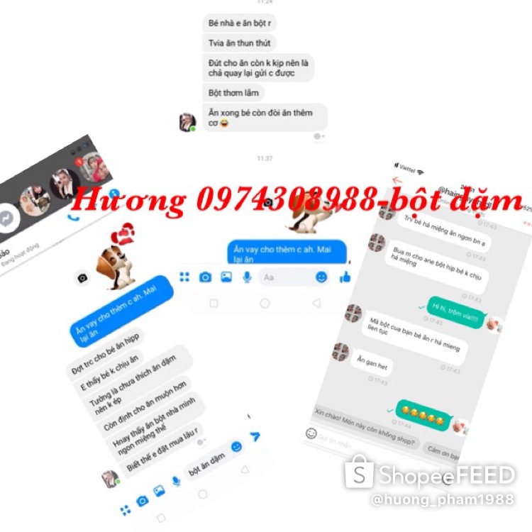 3kg bột ăn dặm cho trẻ - Giá sỉ