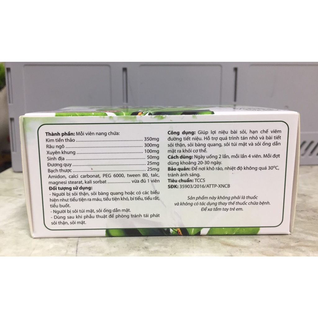 NAM DƯỢC BÀI THẠCH giúp tan sỏi mật, sỏi thận ( Hộp 50 viên) . ( Hàng sẵn- Hạn xa)