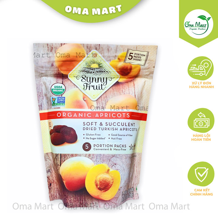 Mơ khô hữu cơ Sunny Fruit 250g