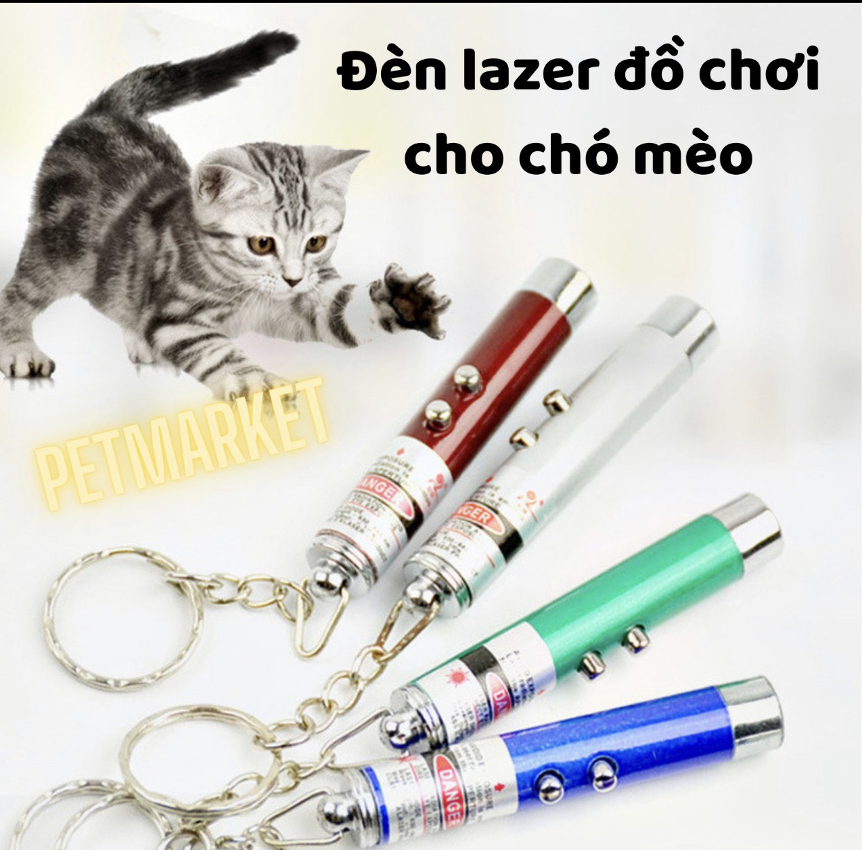 Đèn laser mèo đồ chơi tương tác siêu thú vị