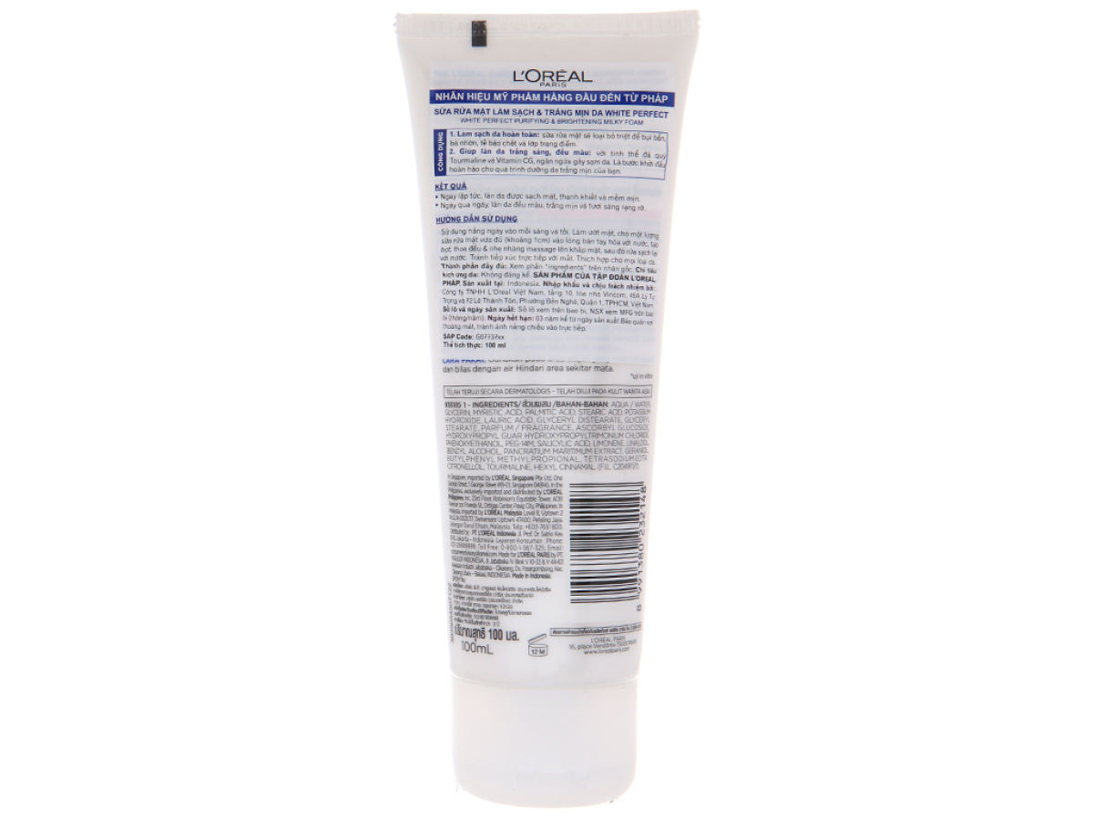 Sữa rửa mặt Loreal White Perfect 100ml
