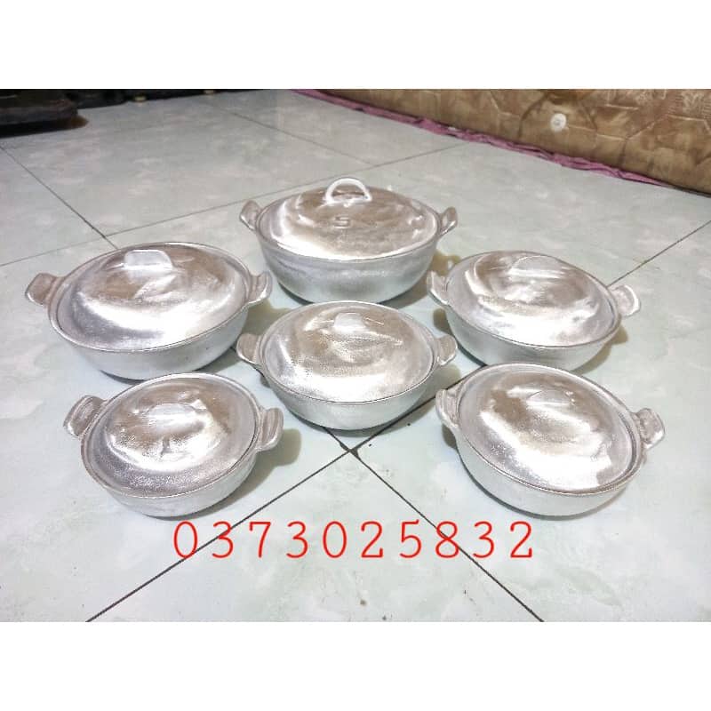 Tộ Gang Đúc Kho Thịt,Cá...(size từ 14cm-25cm)