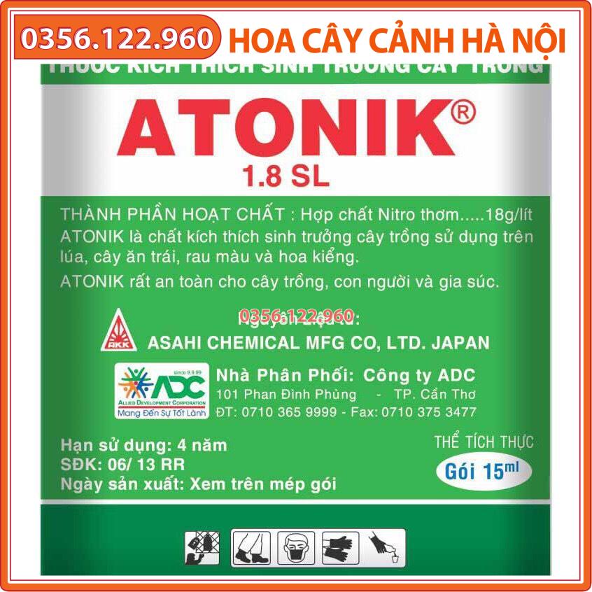 HỘP 10 GÓI phân bón Atonik