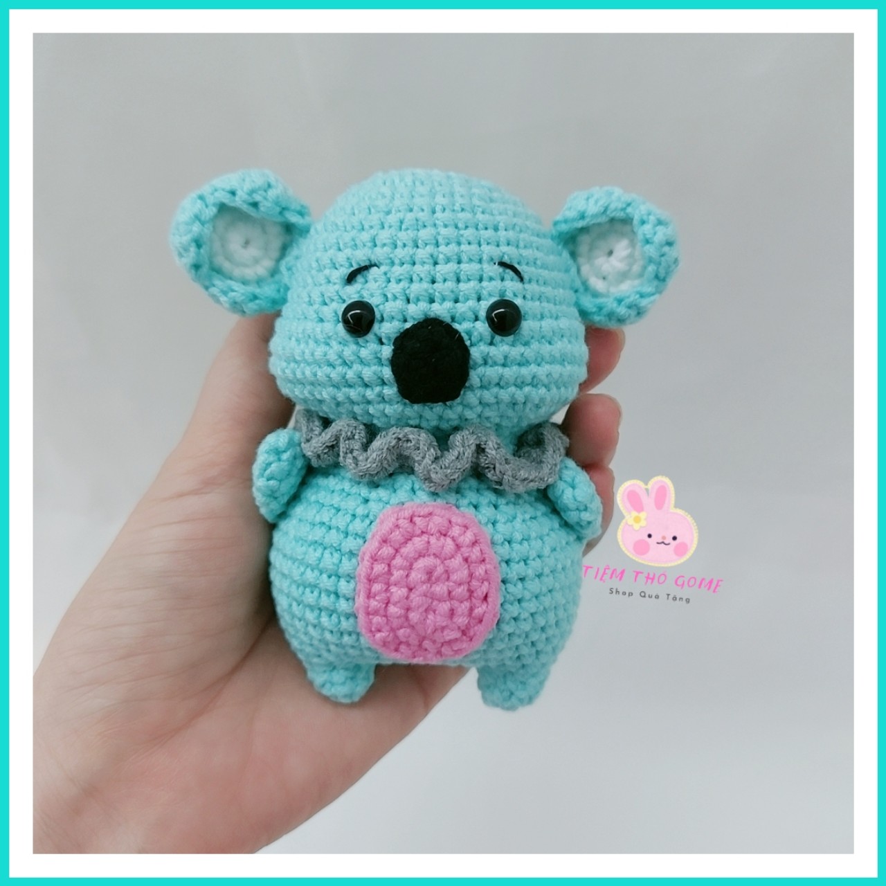 Thú len nhồi bông handmade - Gấu túi (Koala) len handmade
