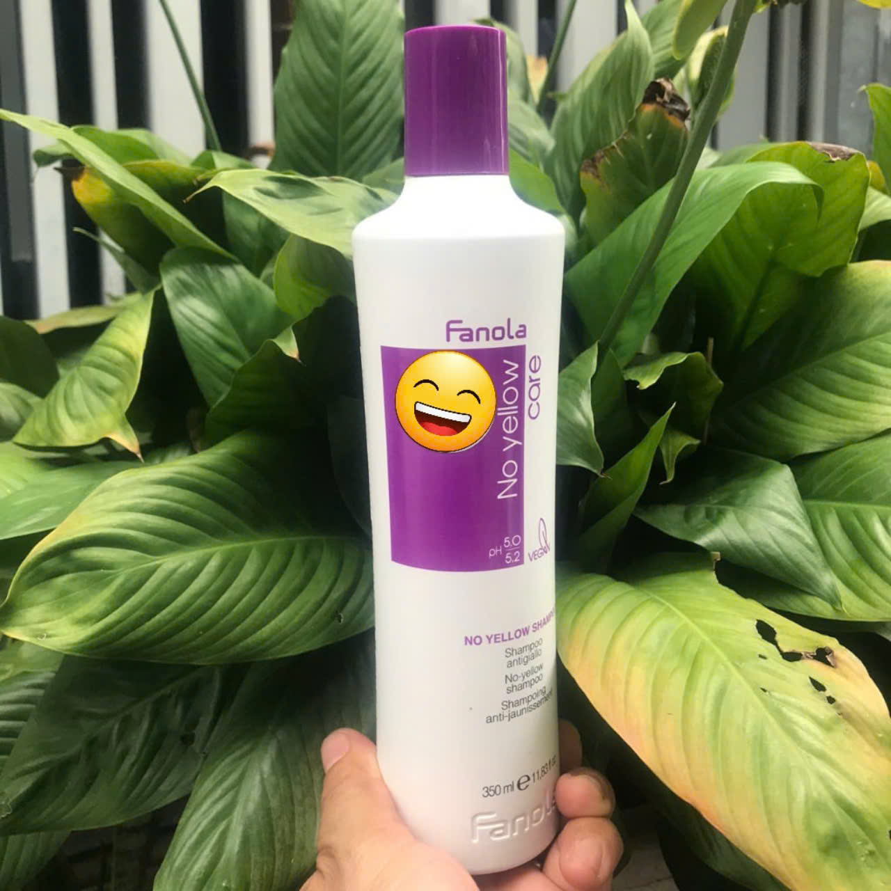 Dầu gội tím FANOLA NO YELLOW, dầu gội khử vàng và giữ màu dành cho tóc tẩy 350ML