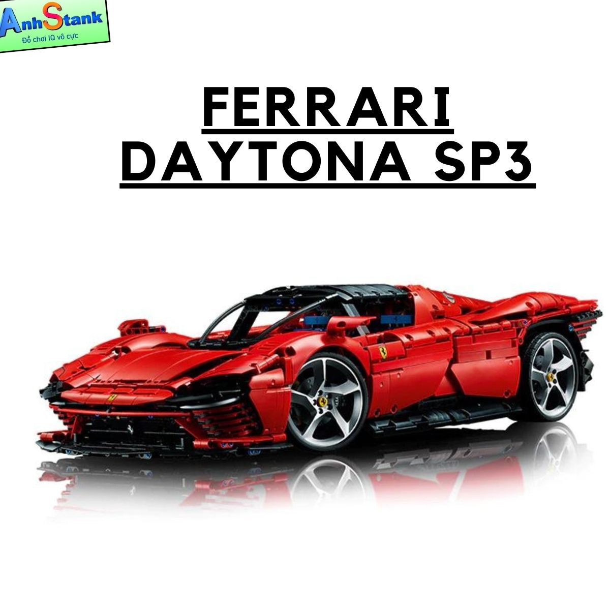Lego siêu xe technic Ferrari Daytona SP3 tỉ lệ 1 8 3778 PCS cung cấp bảo