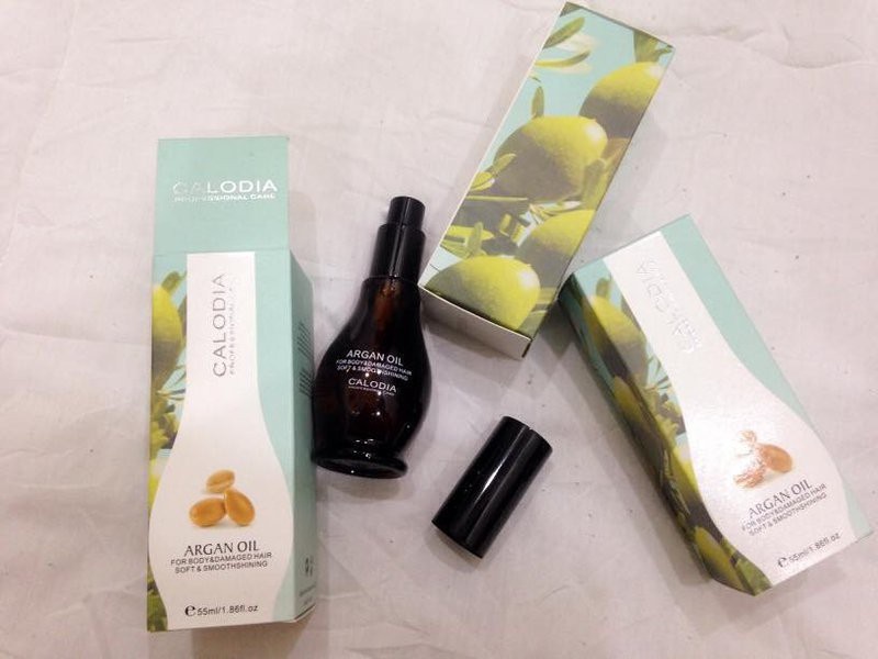 Tinh Dầu Calodia Argan Oil Dưỡng Bóng Tóc 55ml