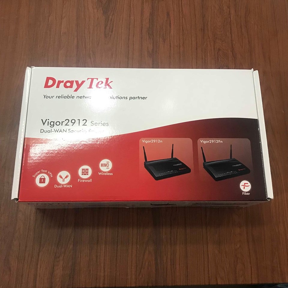 Draytek Vigor 2912Fn 300Mbps đẹp ( qua sử dụng )