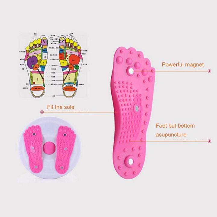 [TRỢ SHIP + KÈM QUÀ TẶNG] ĐĨA XOAY EO MASSAGE CHÂN XOAY 360 ĐỘ, BÀN XOAY EO, DỤNG CỤ TẬP THỂ DỤC DỄ DÀNG SỬ DỤNG MỌI LÚC MỌI NƠI