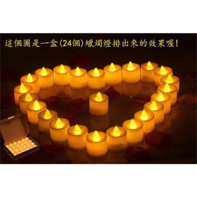 Nến điện tử có pin sẵn, Nến điện tử LED