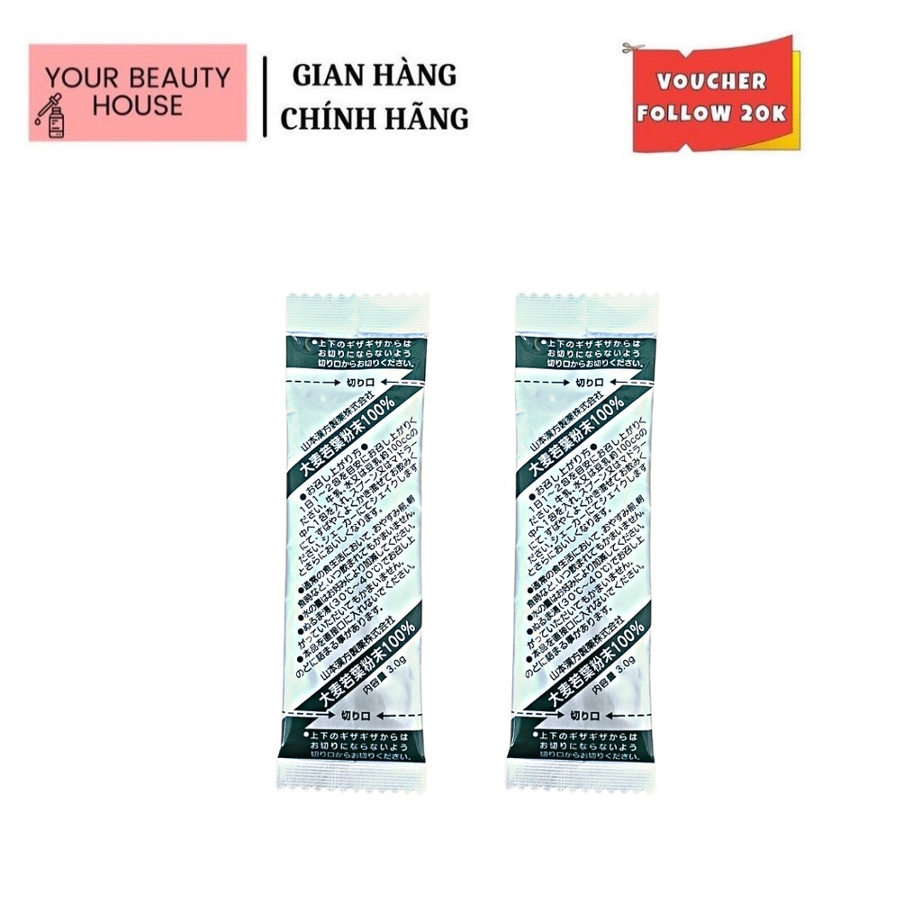 Bột mầm lúa mạch non cải thiện tiêu hóa nhật bản - 1 gói