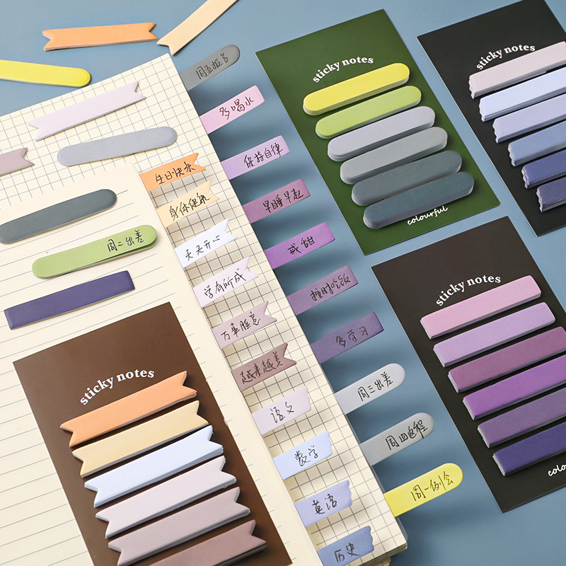Giấy Note Ghi Chú Sticky Note 4 Màu 120 Tờ H203
