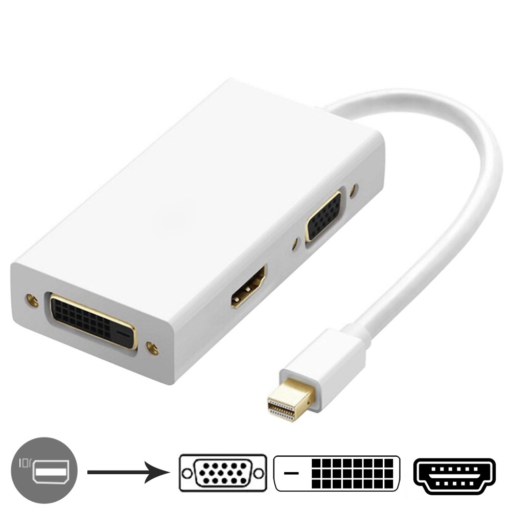 Mini Displayport to HDMi/ VGA/ DVi cable - MDVT24 for laptop