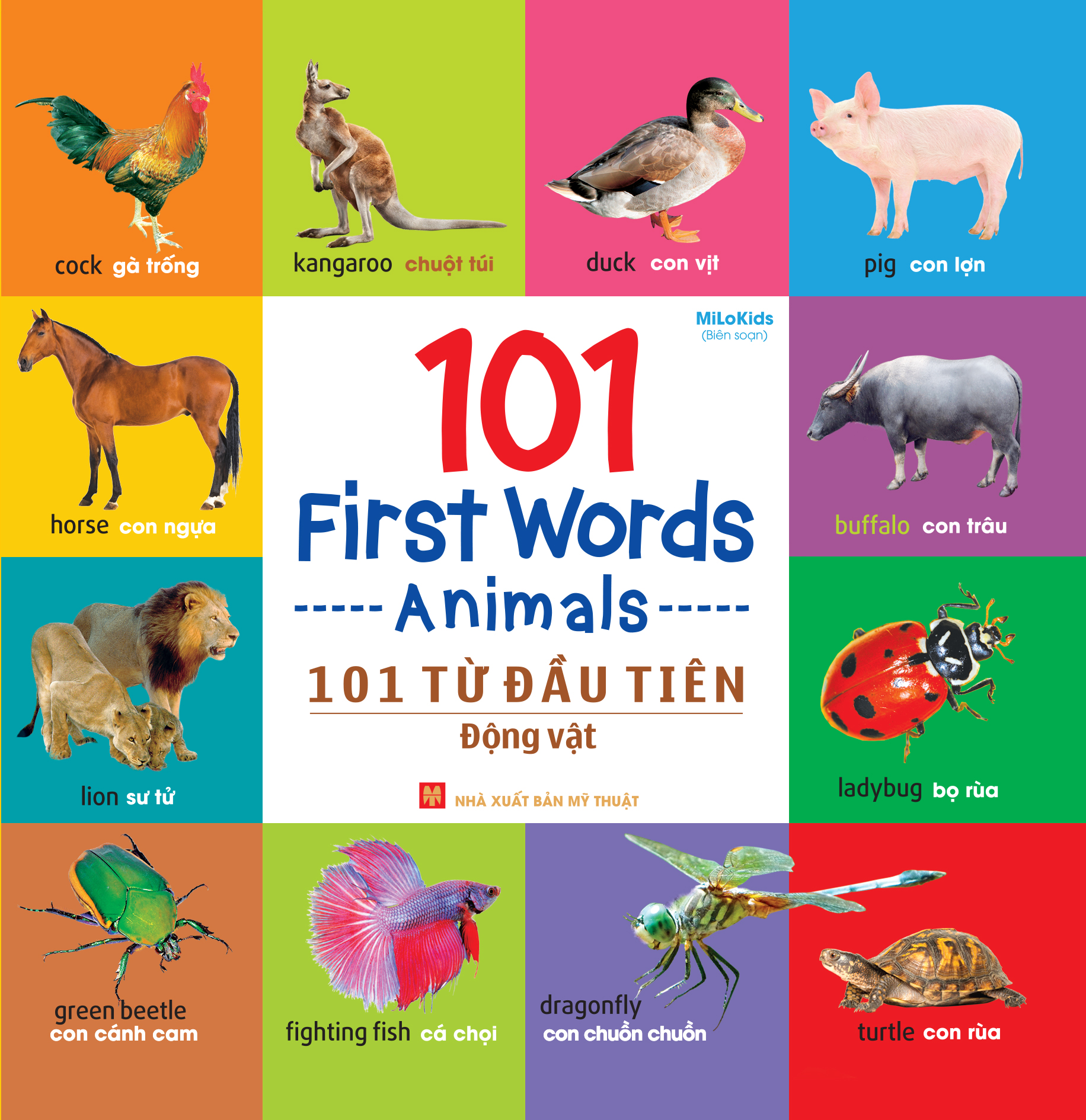Sách: 101 first words - animals /101 từ đầu tiên - động vật