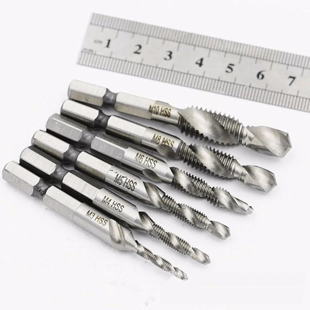 bộ mũi khoan inox 6 mũi