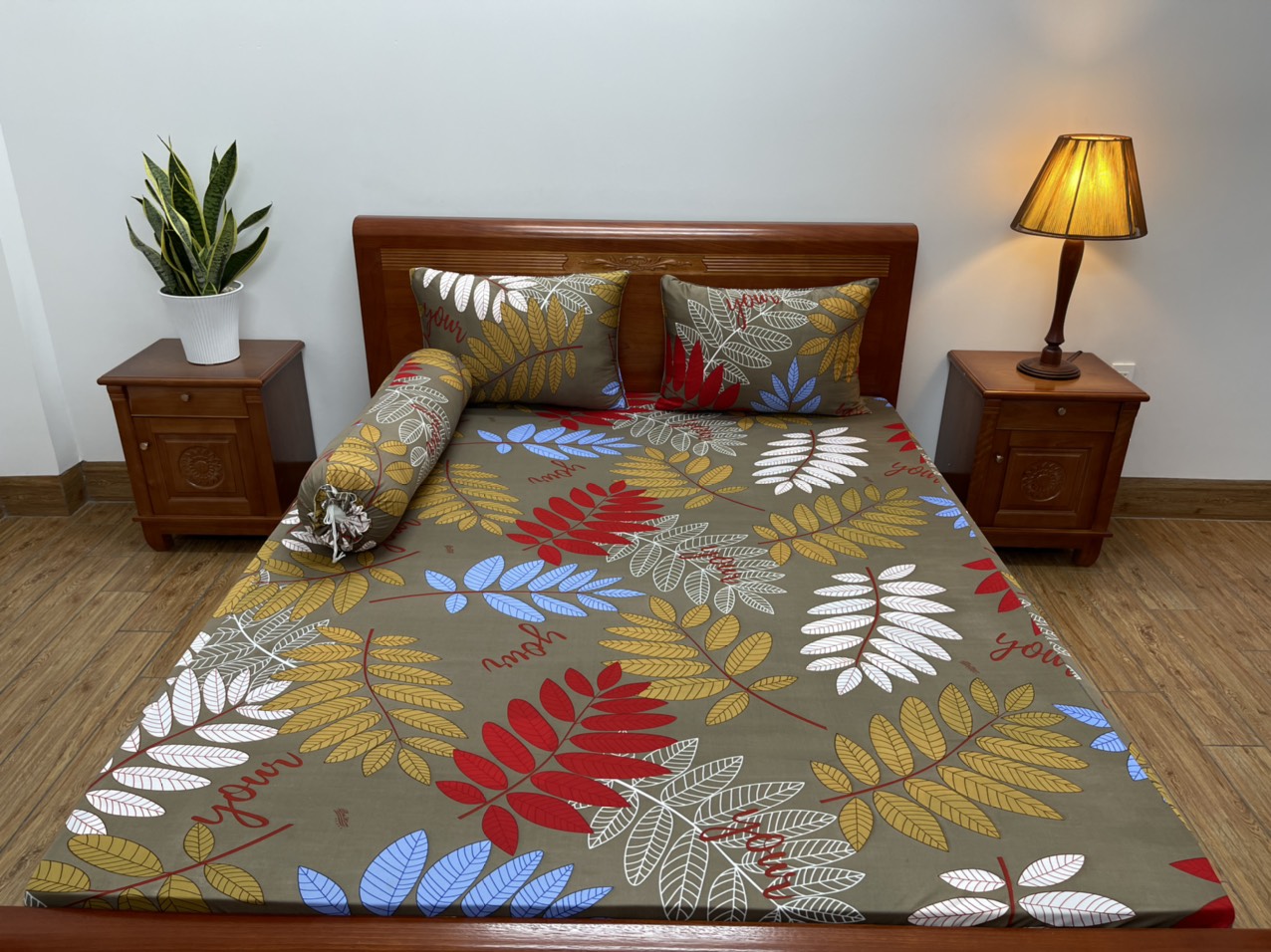 Bộ 4 món drap ga gối THUN LẠNH HÀN QUỐC- ĐỦ SIZE