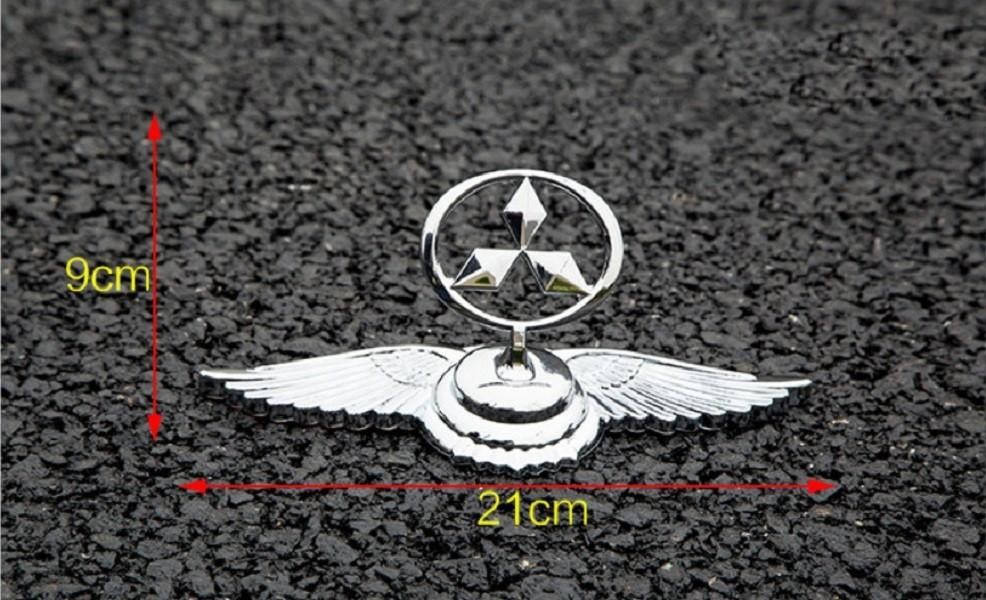 Logo đôi cánh thiên thần cho xe Mitsubishi