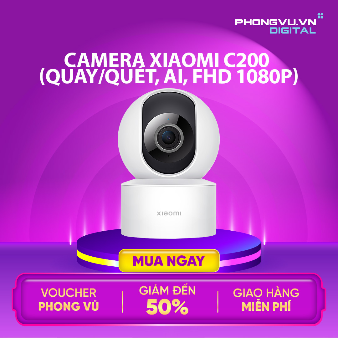 Thiết bị quan sát/ camera xiaomi c200 - bảo hành 12 tháng