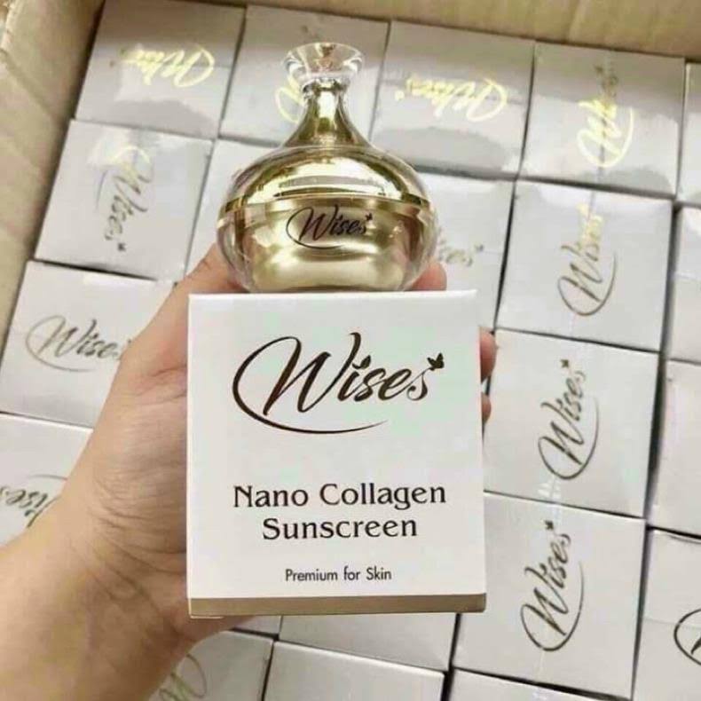 Kem Trắng Da Chống Nắng Wise Nano Collagen Sunscreen 12g Thái Lan