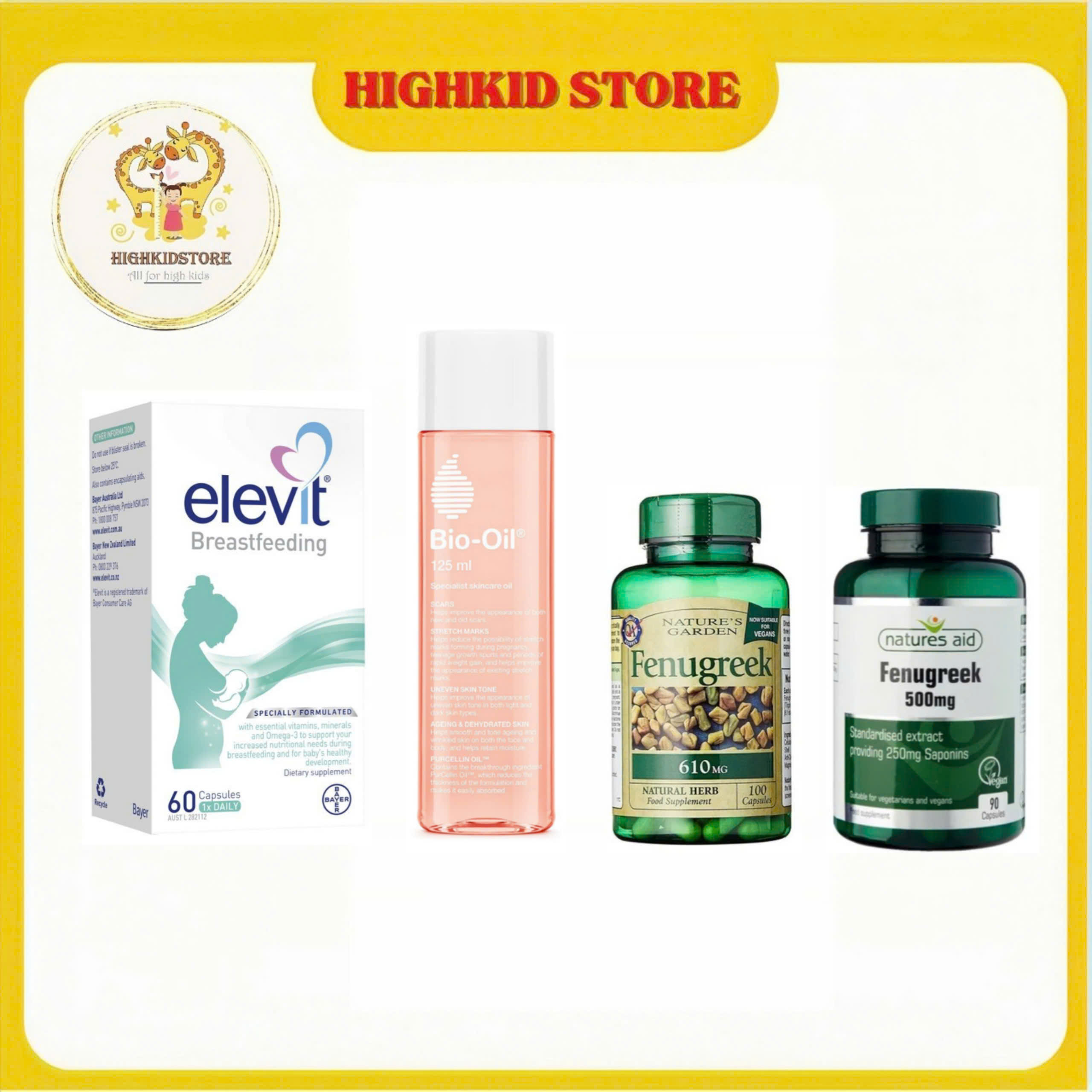 [HCM]Vitamin Elevit Breastfeeding sau sinh 60 viên