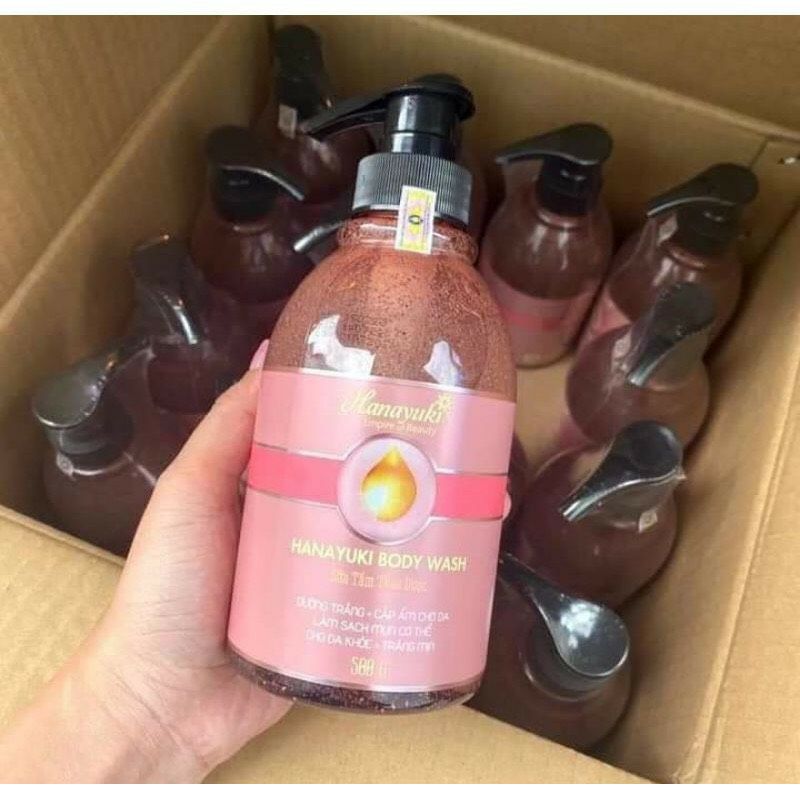 sữa tắm hanayuki 500ml.