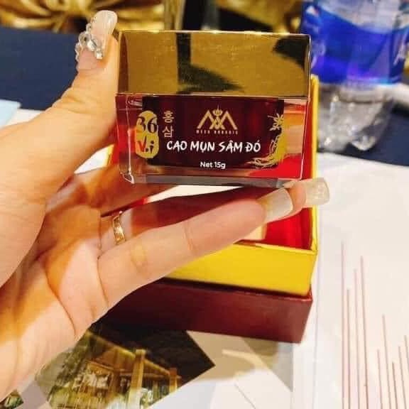 [HCM]Cao m ụn sâm đỏ 15g - Cao sâm đỏ - Cao tri. mun - Kem tri. mun
