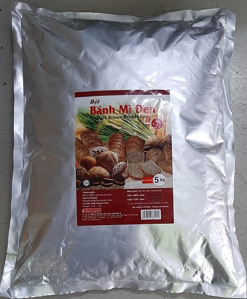 Bột bánh mì Đen, bột mì lúa mì Vikybomi 5kg