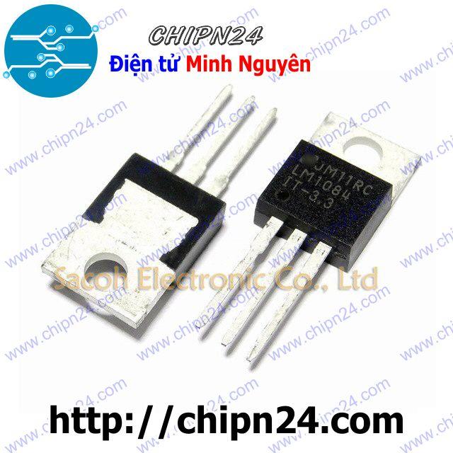 [1 con] (DIP) IC LM1084-3.3V TO-220 5A (LM1084IT-3.3 LM1084IT-3.3V LM1084 IT-3.3 3.3V 3V3)
